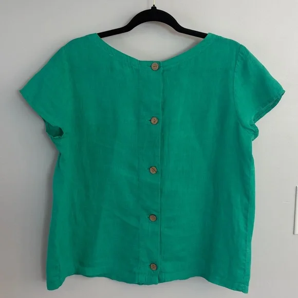 C&C California Linen Blouse - Picture 3 of 6